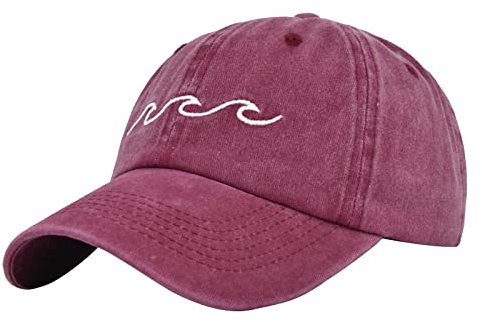 HZMM Ski Helmets Visor Mens and Womens Denim Retro Washed and Old Destroyed Peaked Cap Solid Color Baseball Cap Sun Mask
