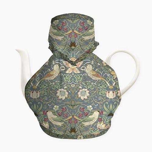 William Morris Strawberry Thief Blue Victorian Tea Cosy
