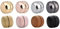 Anlising 8 Paar Hijab Magnetische Pins, Magnetischer Hijab Clip, Starke Keine Lochstifte Broschen, Schal Pins, Hijab Magnetischer Brosche, Magnetische Schal Brosche,Runde Hijab Brosche(8 Farben)