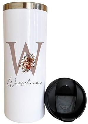 Manufaktur Liebevoll Thermobecher personalisierte Geschenke für Frauen Männer Edelstahl Kaffeebecher to go Geburtstagsgeschenk beste Freundin Freund Kollege Kollegin Geschenk Geburtstag