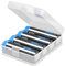 4 Pack Piles Rechargeable 3.7V, Batterie Flat Top 3600mAh, Haute capacité pour Lampe Frontale LED, télécommande.