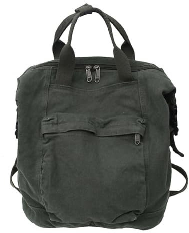 DWDC Mochila de Lona para Mujer, Grande Estilo Perezoso, Liviana, Minimalista, Bolso Bandolera, Tote, Regalo para Él o Ella, 4 Colores Disponibles