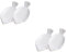 BESTonZON 4pezzi Grattugia Ceramica Manualper Aglio e Da Design Pesce Utensile Da Cucina Per Tritare Verdure e Frutta Per Uso Domestico