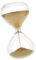 Sable doré sablier 3 minutes chronomètres de sable de verre mesures de bureau de bureau à la maison