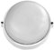GLOUPIE Plafoniera Da Esterno Tonda A Parete Livigno, IP44 Con Potenza Massima 60 W, D. 19 x H 9,2 Cm, Corpo In Alluminio Bianco E Calotta In Vetro, Completa Di Porta Lampada E27