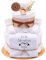 Trend Mama® | Sprüche Windeltorte Babybody Neutral Unisex | Baby Body und Kuschelsocken | Babygeschenk zur Geburt (MOTIV |Let the Adventure begin, BABYBOY | 50-56)