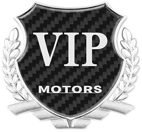 Metall-Aufkleber für den Außenbereich, individuelle Auto-Abzeichen, Karosserie-Abzeichen, Auto-Metallabzeichen, Chrom-Auto-Abzeichen, VIP-Buchstaben-Design, Auto-Metallschilder,