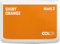 COLOP Stempelkissen MAKE 2 shiny orange 70 x 110 mm, Kissen für traditionelle Handstempel und Kreativstempel