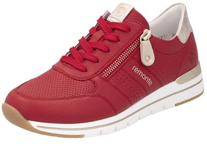 Remonte Damen R6705 Sneaker Low, Rot, 40 EU