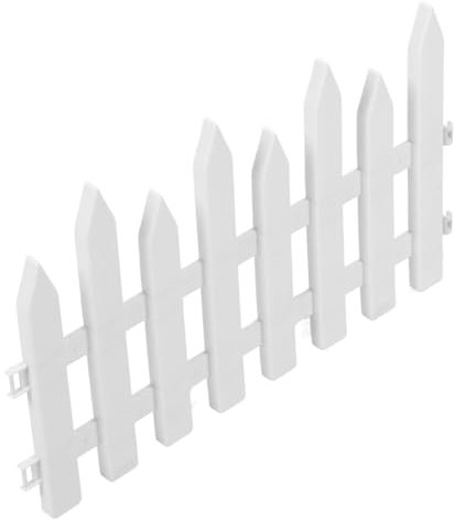 jojofuny Clôture de Jardin en Piquets Bordures de Jardin Clôture de Jardin en Plastique Clôture pour Chien Clôture Extérieure Bordure de Jardin Bordure Décorative Portable Installation Facile