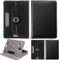World biz 10inch Tablet Case - Universal Stand Case Folio Cover Leather 360° Rotating Case Fits for Samsung Tab A7/A8, Tab A9 plus 11,iPad 9.7/10.2,iPad 10.9, Lenovo Tab M10, Fire HD 10 (Black)