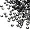 sourcing map 6000 Pcs Black Resin Flatback Rhinestone SS16 4mm Resin Non Hotfix Rhinestones for Crafts DIY Design, Tumblers, Clothes, Makeup, Nail Art