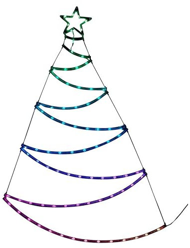 URBNLIVING Christmas 80 LED RGB Colour Changing for Xmas Party/Wedding/Gaming Room Decoration Tree Lights 10M Smart Fairy Lights USB App Bluetooth and Remote Controlled Water Resistant Indoor Outdoor