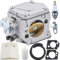 ZAMDOE Carburateur pour Husqvarna 61 266 268 272 272XP tronçonneuse Carb 503 28 03-16 574331601 503 44 68-01 503 44 72-03 503280407 503280304 503280114 pour Tillotson HS254B tronçonneuse à Essence