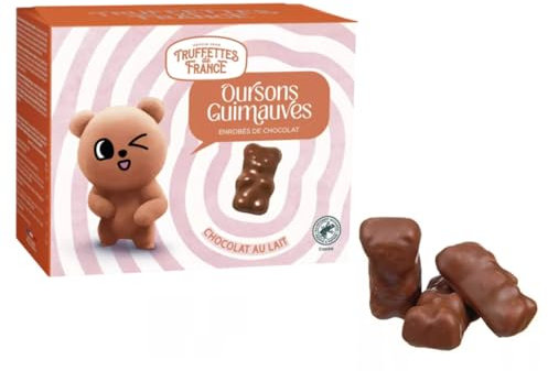 Truffettes de France | Marshmallow Fantasia Ricoperti Cioccolato al Latte | Confezione Marshmallow e Cioccolato Latte - 1 x 200 Gr