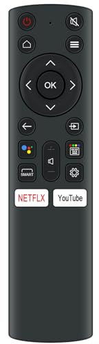 Replacement RM-C3731 Infrared Remote Commander Compatible with JVC UHD Smart Android TV 06-B86W19-JV01MS LT-55EC3508 LT-43EC3508 LT-65EC3508 LT-50EC3508 LT-70EC3508 LT-58EC3508 LT55EC3508 LT43EC3508