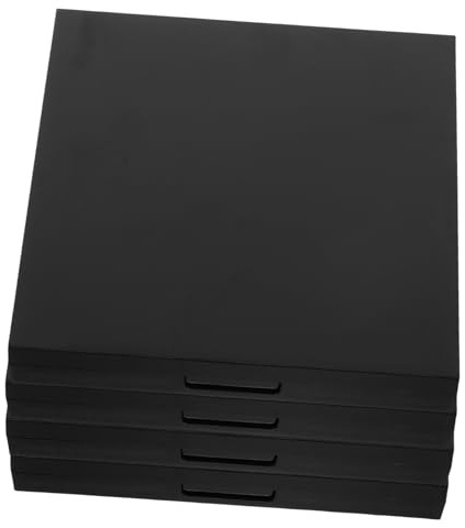 Homoyoyo 4pcs UV Solid Jelly Glue Storage Box Lightproof Nail Glue Holder with Black Base for Salon Use Compact Container From Light Damage Versatile Organizer for Nail Accessories