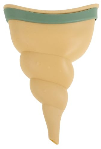Zerodeko Wiederverwendbarer Damen Urin Trichter aus TPE PP Leichtes Tragbares Urinal für Frauen zum Stehend Mobiles Outdoor Wc für Reisen Camping Wandern mit Praktischem