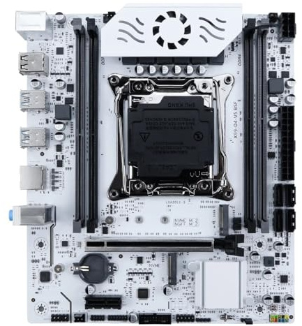 motherboard Fit For SOYO X99 Motherboard DDR4 LGA2011-3 With M Slot 2 Supports C612 Chipset Dual Channel SATA 3.0 White Cooling Armored Fan