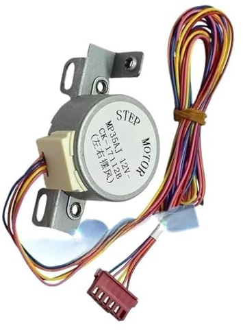 1 Unidad De Gabinete De Aire Acondicionado, Motor Síncrono De Barrido De Hoja Oscilante Izquierda Y Derecha, 12 V, MP35AJ, Compatible Con Gree, Motor De Rejilla De Aire Acondicionado