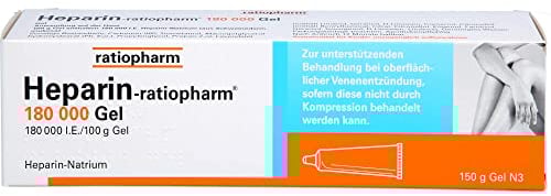 HEPARIN-RATIOPHARM 180.000 I.E. Gel 150 g