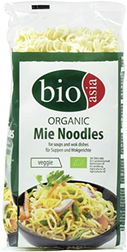 BIOASIA Bio Mie Nudeln, Weizennudeln ohne Ei, schnell und einfach zubereitet, vegetarisch (8 x 250 g)