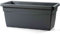 HERSTERA 09710500 Blumenkasten Cassettone, Anthrazit, 40 x 100 x 38 cm