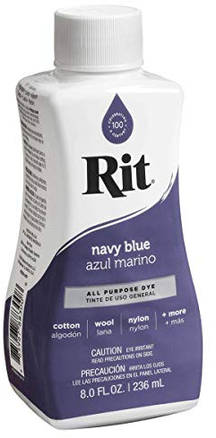 Rit tinte líquido para tejidos (236 ml azul marino