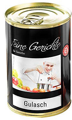 Schrader | Gulasch vom Angus-Rind | in dunklem Fond | Tafelfertig | 400g in Dose