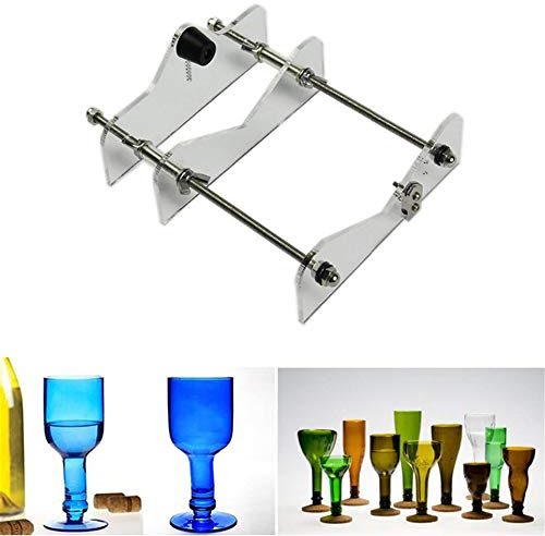 Dbtxwd Bottle Cutter & Glass Cutter Tool for Creative Lamp/Candle/Planter, Round/Square/Oval Glass Bottle Scoring Machine From Neck To Body