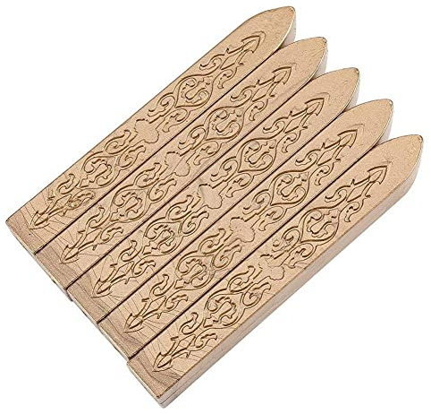 5 Stück Siegellack Sticks, Wachs Siegelwachs für DIY Handwerk Umschlag Vintage Wachssiegel Stempel