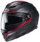 HJC Helmets Motorradhelm HJC F70 FERON MC1SF, Schwarz/Rot, XL, 15247110