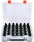Alcohol Ink Storage Organizer Carrying Case, Holds 35pcs 0.35oz, 0.5oz Bottles of Alcohol Ink Set/for Stickles Glitter Glue/for Glossy Accents/for Reinkers, Paint Travel Box Container (Case Only)