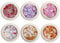 6 Pcs Nail Flower Set Mini Natural Real Dried Flower Decal Nail Decoration Stickers