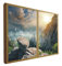 CCRETROILUMINADOS Finestre finte decorative retroilluminate Rocas Majestiose al tramonto