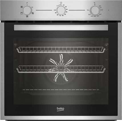Beko Electric Single Oven with Steam Cleaning - Stainless Steel