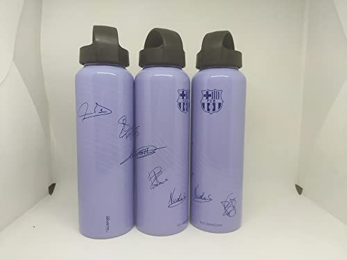 ALUSPORT BOTTLES, botella aluminio FC Barcelona Away FIRMAS 21-22 600 ml