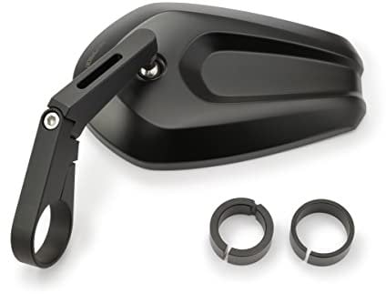 Daytona Motorradspiegel, Bar-End-Typ, Aluminium & ABS, Schwarz, E-zugelassen, 1 Stück
