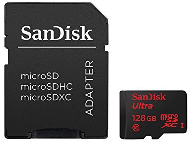 Ultra microSDXC 128GB Class 10 UHS-I Memory Card Compatible with Samsung Galaxy A3 A5 A7 A8 Core Prime Grand 3 Prime J1 Duos LTE J5 J7 Note 4 S4 Mini Value Edition S5 Mini Duos neo W20 15