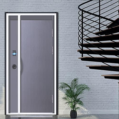 Magnetic Screen Door, Left or Right Side Opening Magnetic Fly Curtain, 35x90inch, for Keep Fresh Air in and Anti Mosquito, Hands Free Bug Mesh Curtain for French Door, Automatically Tight Closure