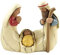 Luckyki Navidad Moderno, Juego Figuras Belén Resina, Nacimiento Belen Navidad, Figuras Navidad, Belén Figuras, Decoración Navidad para el hogar Oficina y jardín