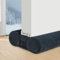 fowong Upgrade Zugluftstopper für Türen 90-110cm,Verstellbare Doppelseitiger Türdichtung Windstopper, Einfache Installation zum Blockieren von Lärm, Zugluft, Licht, Staub,Unterspalte 1.8-5cm,Grau