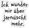 Spreadshirt Ick wunder mir über jarnüscht mehr - Berlin Spruch Sticker, max. 10x10 cm, 10 x 10 cm, Mattweiß