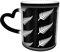 Tasse Neuseeland-Maori-Farn-Kaffeetasse, personalisierbar, magischer schwarzer Farbwechsel-Reisebecher, hitzeempfindliche Keramiktasse