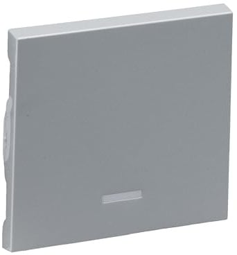 LEGRAND, SEANO Wippe für beleuchtete Wechselschalter, Taster und Kreuzschalter, Schalterabdeckung, Wippenplatte, Farbe: Aluminium lackiert, 765207