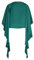 Vera Mont Damen Chiffonstola mit Volant Dark Emerald,M