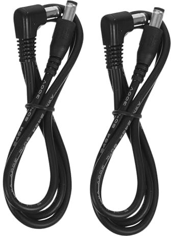 TOYANDONA 2sets Effector Power Cord Guitar Effects Pedal Cable High Reliability Anti-interference Performance for Electric Instruments 2pcs*2