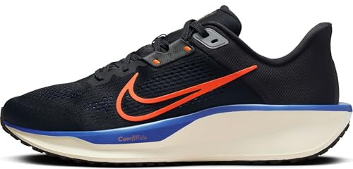 Nike Zapatillas de Running para Hombre Quest 6, Black Hyper Crimson Astronomy Blue, 42.5 EU