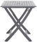 HETFTJN Camping Beistelltisch Gartentische Biertischgarnitur Camping Tisch Klein - Klappbarer Gartentisch 120 x 70 x 75 cm Massivholz Akazie für Outdoor Innenhof Speisesaal Garten