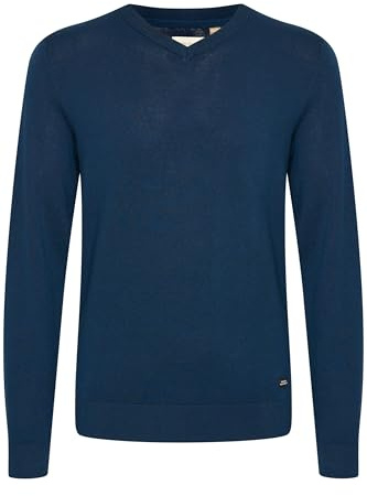 Blend BHWeber Herren Pullover Sweater Feinstrick V-Ausschnitt